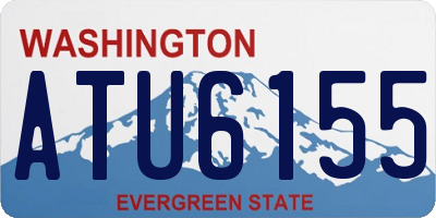 WA license plate ATU6155