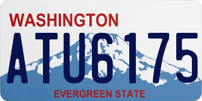 WA license plate ATU6175