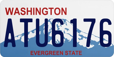 WA license plate ATU6176