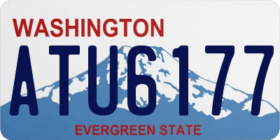 WA license plate ATU6177