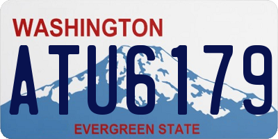 WA license plate ATU6179