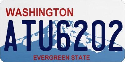 WA license plate ATU6202