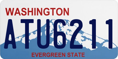 WA license plate ATU6211