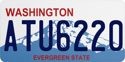 WA license plate ATU6220