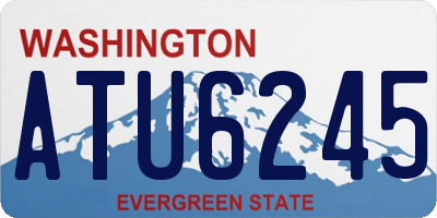 WA license plate ATU6245