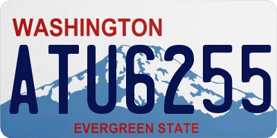 WA license plate ATU6255