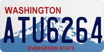 WA license plate ATU6264