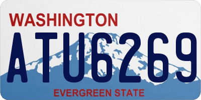 WA license plate ATU6269