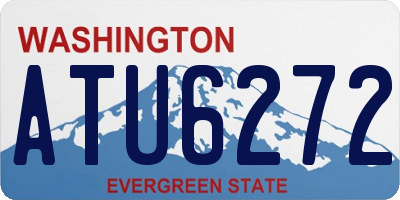 WA license plate ATU6272