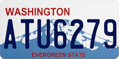 WA license plate ATU6279