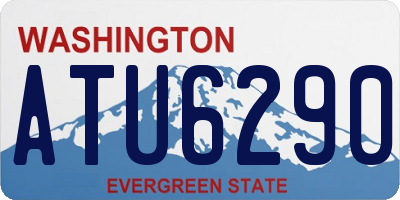 WA license plate ATU6290