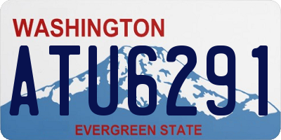 WA license plate ATU6291