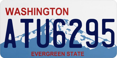 WA license plate ATU6295