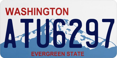 WA license plate ATU6297