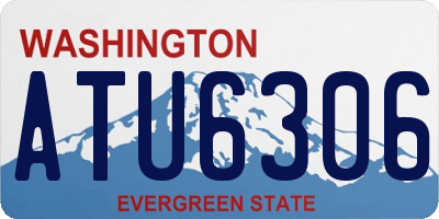 WA license plate ATU6306