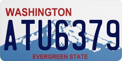 WA license plate ATU6379