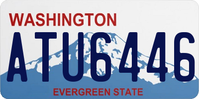 WA license plate ATU6446