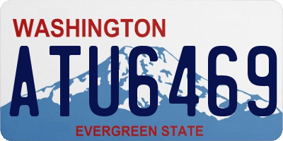 WA license plate ATU6469