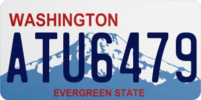WA license plate ATU6479