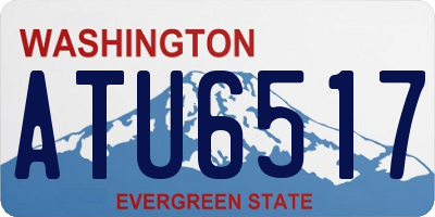 WA license plate ATU6517