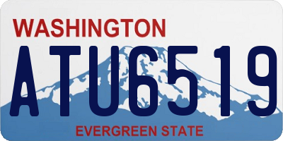 WA license plate ATU6519