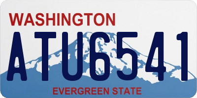 WA license plate ATU6541