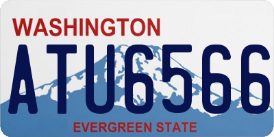 WA license plate ATU6566