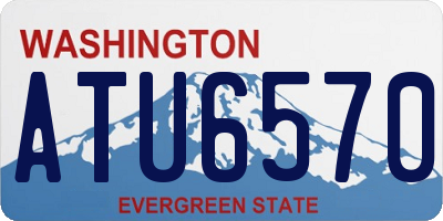 WA license plate ATU6570