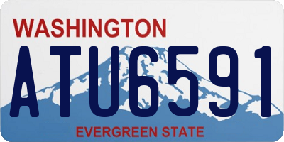 WA license plate ATU6591