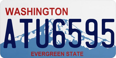 WA license plate ATU6595