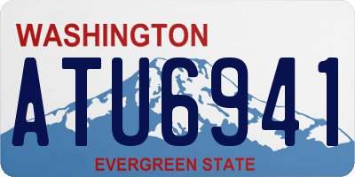 WA license plate ATU6941