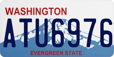 WA license plate ATU6976