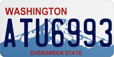 WA license plate ATU6993