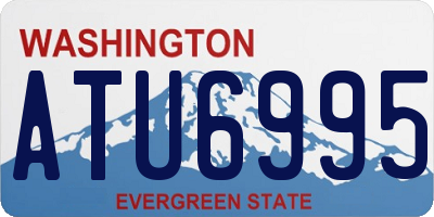 WA license plate ATU6995