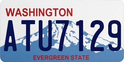 WA license plate ATU7129