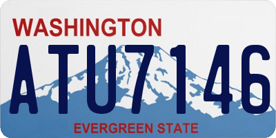 WA license plate ATU7146
