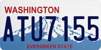 WA license plate ATU7155