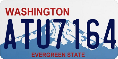 WA license plate ATU7164