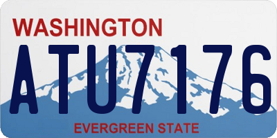 WA license plate ATU7176