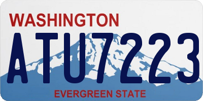 WA license plate ATU7223