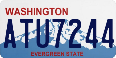 WA license plate ATU7244