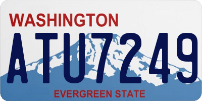 WA license plate ATU7249