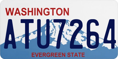 WA license plate ATU7264