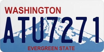 WA license plate ATU7271