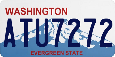 WA license plate ATU7272