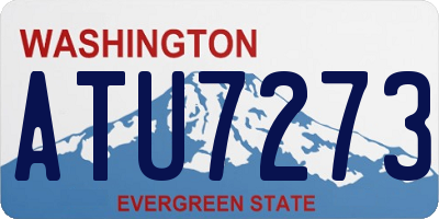 WA license plate ATU7273