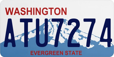 WA license plate ATU7274