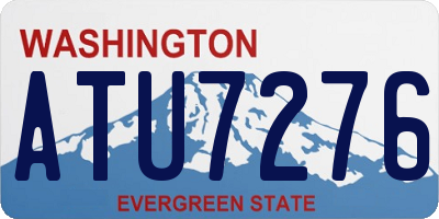 WA license plate ATU7276