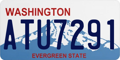 WA license plate ATU7291
