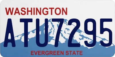 WA license plate ATU7295